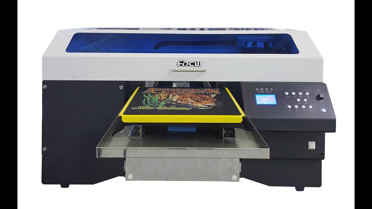 A2 size  dtg  textile printer  from Focus one pass printing  