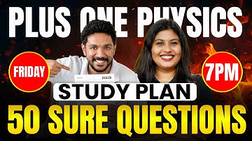 Plus One Onam Exam | Study Plan + Physics Important 50 Questions in One Live | Exam Winner +1