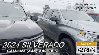 2024 Chevrolet Silverado Only $278/mo at Bob Johnson 390 in Avon, NY