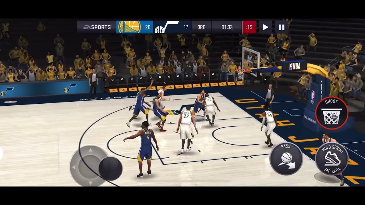 WARRIORS at JAZZ WCF PLAYOFFS FULL GAME HIGHLIGHTS | NBA Live Mobile Gameplay 2021-22 season