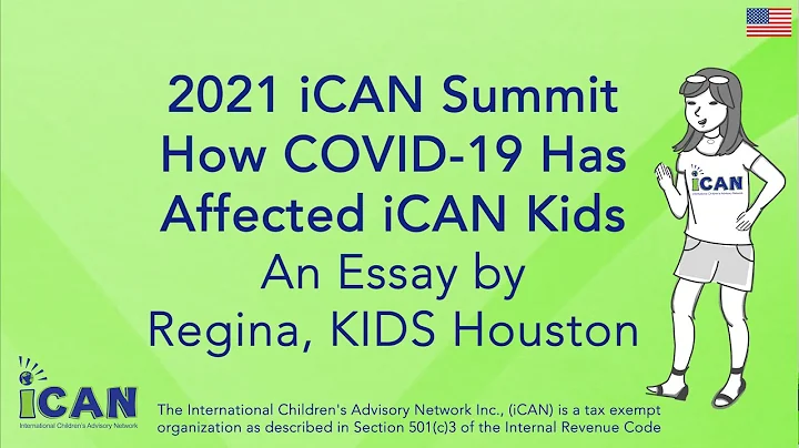 Hear From Regina on Her Essay About How COVID-19 Has Affected iCAN Kids at the 2021 iCAN Summit