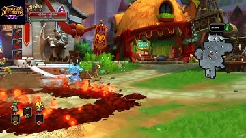 Dungeon Defenders II lavamancer party