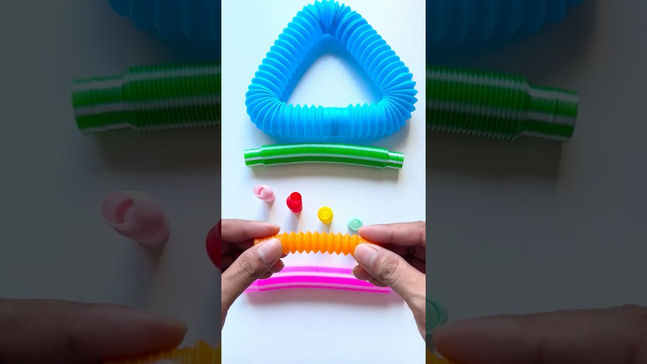 Relaxing ASMR Mini POP TUBE | Gentle DIY Toy Sounds 