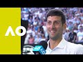 Novak Djokovic on-court interview (3R) | Australian Open 2019