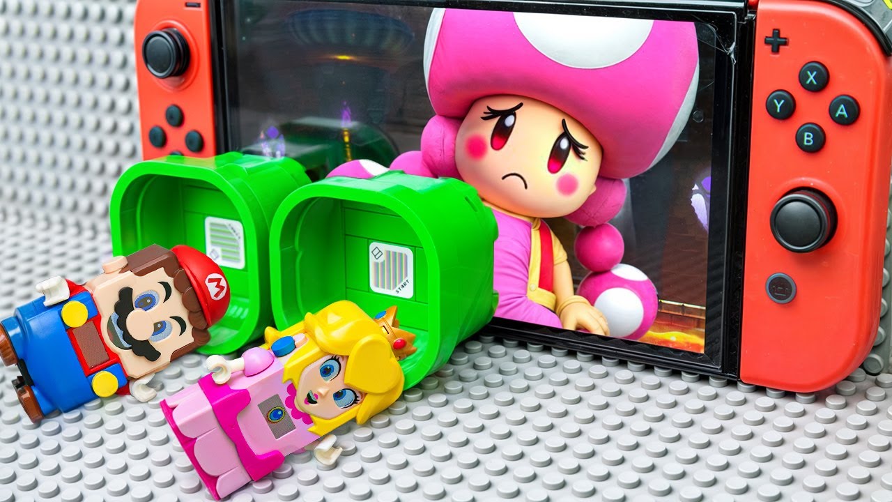 Toadette has been kidnapped by Bowser, Lego Mario and Peach enter the ...