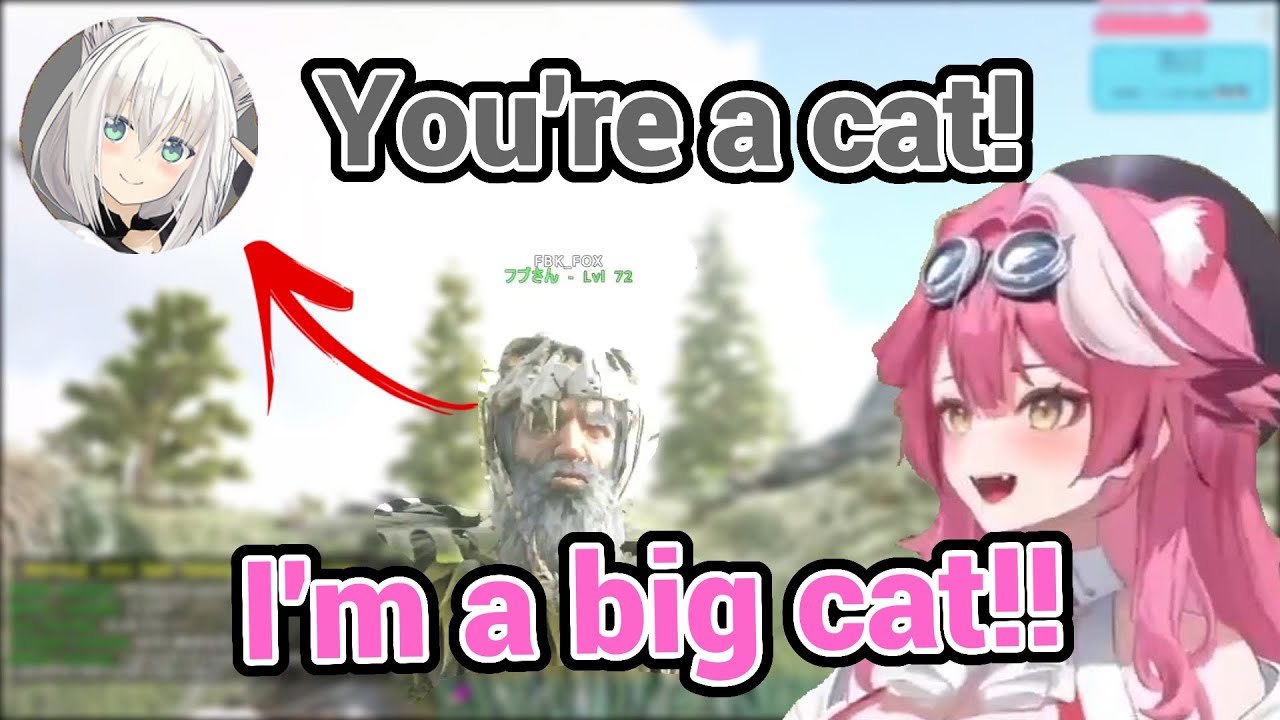 Raora Meet Fubuki All Moments in Hololive Ark!!!!!