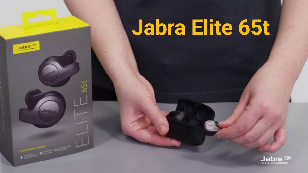 Jabra Elite 65t Alexa Enabled True Wireless Earbuds with Charging, 15 Hours Battery, Titanium Black