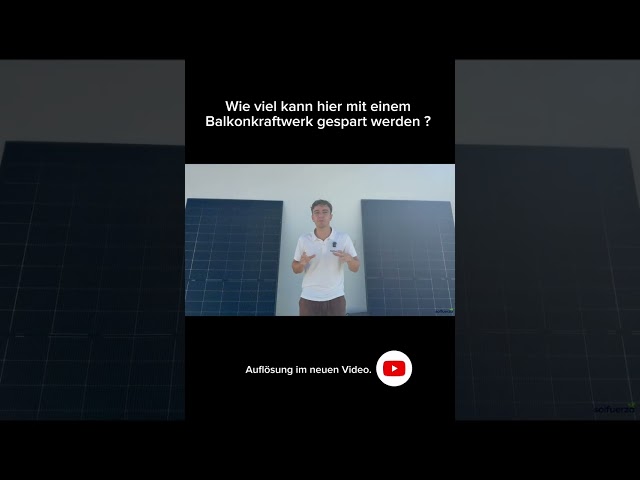 Wie viel spart dieses Balkonkraftwerk? Echte Kundenanfrage