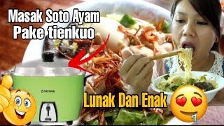 COOKING SOUP WITH SOFT AND DELICIOUS TIENKUO || A TAIWANESE MIgranate's STORY