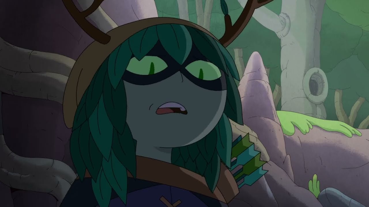 Huntress Wizard Saves Finn | Adventure Time: Fionna and Cake Season 2