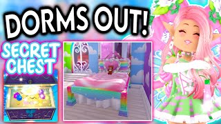 DORMS OUT NOW IN CAMPUS 3! NEW CUSTOMIZATION AND ITEMS! CHEST LOCATOIONS & MORE! ROBLOX Royale High