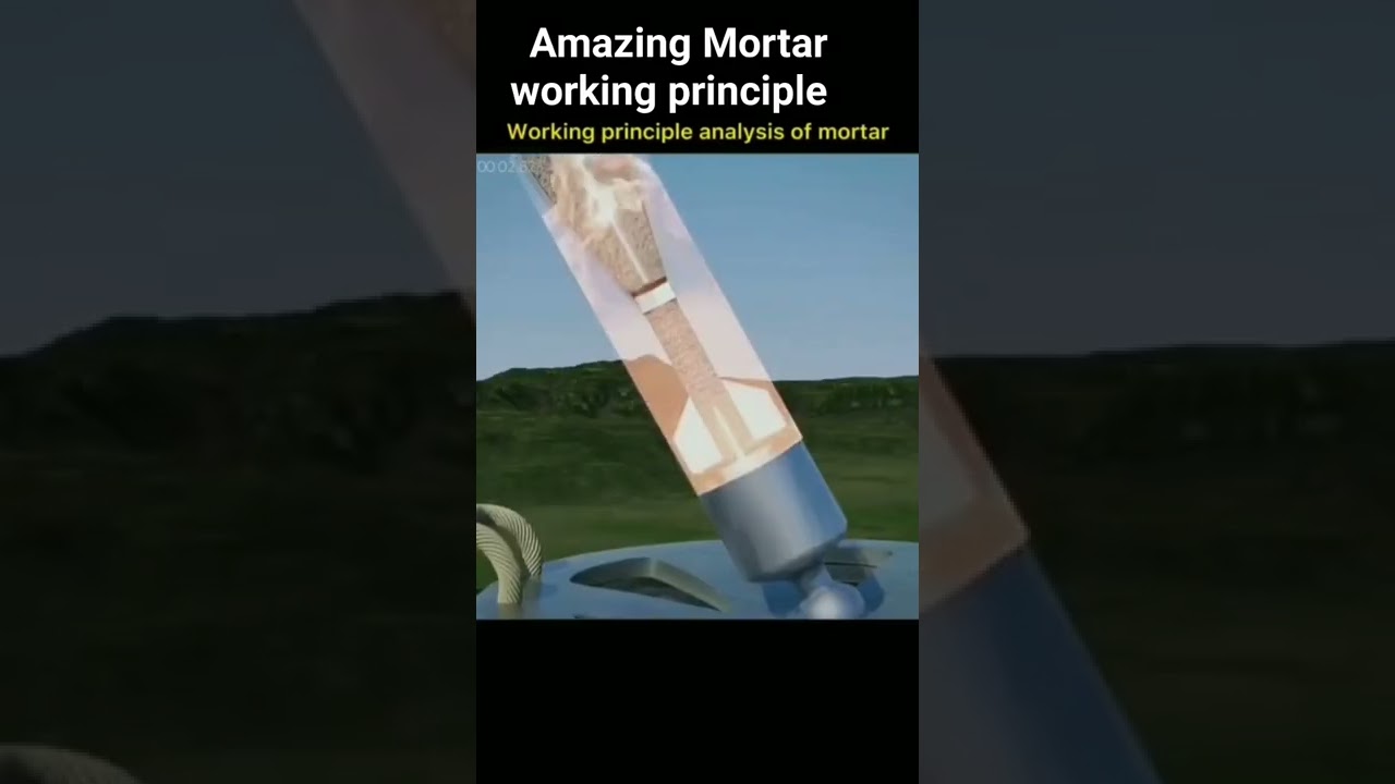 working principle of mortar, military weapons