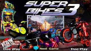 SUPER BIKES 3 - FULL PLAYTHROUGH ALL RACES #retrogaming #arcade #gameplay screenshot 3