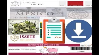 Como Descargar Historial De Cotizaciones Del Issste En La Oficina Virtual Sinavid