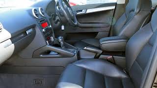 2010 Audi A3 8P My10 Attraction Sportback S Tronic Brilliant Black 7 Speed