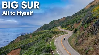 I Beat the Tourists   Big Sur  Motorcycle Adventure