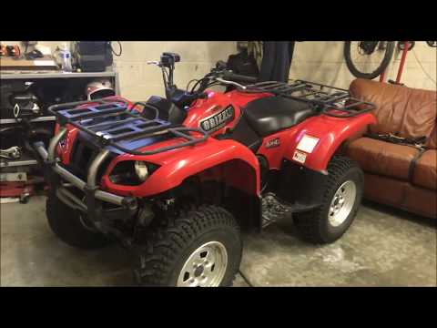 How to Paint Yamaha Grizzly 660 Grill Bars and Fabricate a Winch Plate