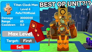 😱OMG!!🥵 3M DAMAGE TITAN CLOCK MAN!!🔥😍- Toilet Tower Defense | EP 70 (PART 2)