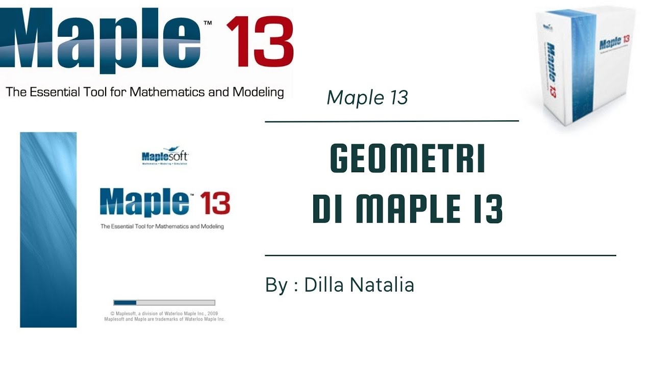 MAPLE 13 ( GEOMETRI DI MAPLE 13 ) - YouTube