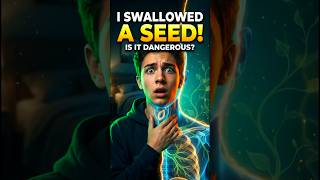 ​I swallowed a seed! 😱 Is it dangerous? #shorts #myth