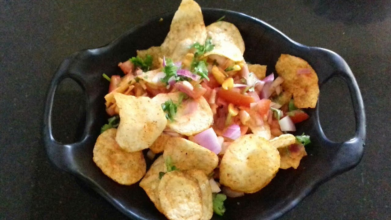 streetstyle chat CHIPS MASALA recipe in kannada YouTube