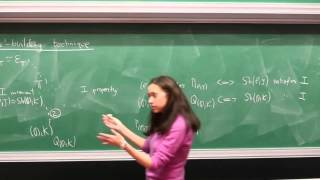 Olivia Caramello - 4/4 ntroduction to categorical logic, classifying toposes...