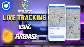 Ionic - Google Map Live Tracking using Firebase screenshot 3