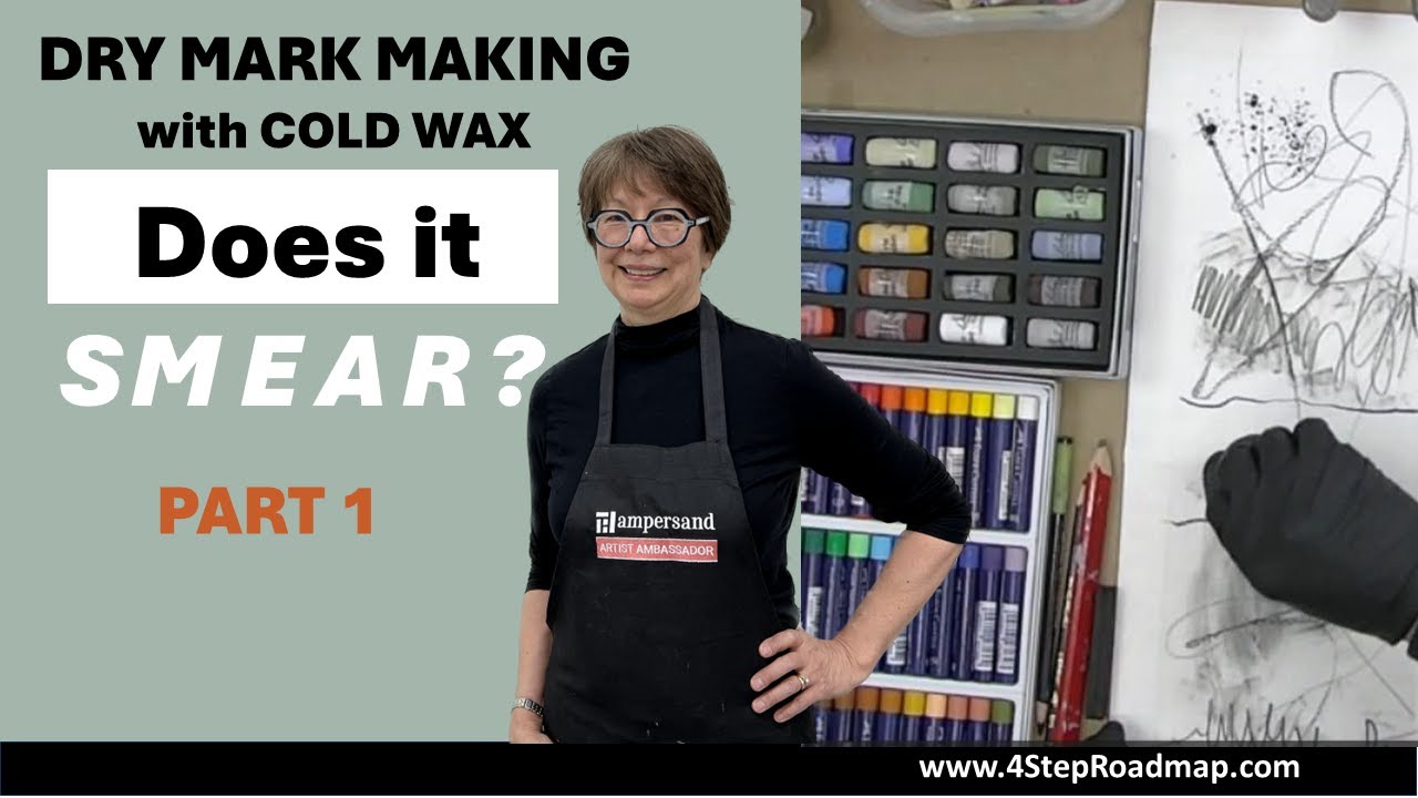 213 - Part 1 - Which DRY MARKS SMEAR in Cold Wax? Let's find out! - YouTube