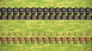 TREBUCHETS vs BOMBARD TOWERS 🏹 AOE2