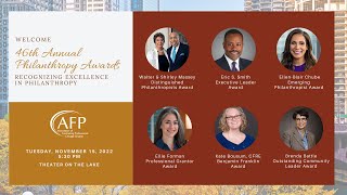 AFP Chicago 46th Annual Philanthropy Awards Program 2022