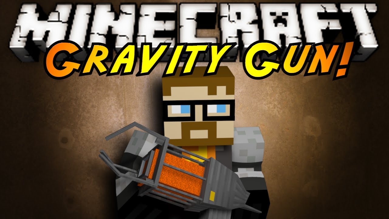 Minecraft Mod Showcase : GRAVITY GUN! - YouTube