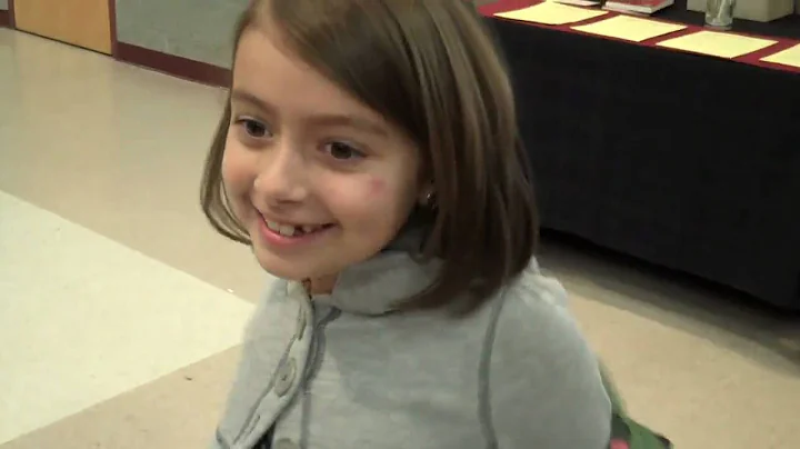 Juliana Jacobs, the morning of her baptism.