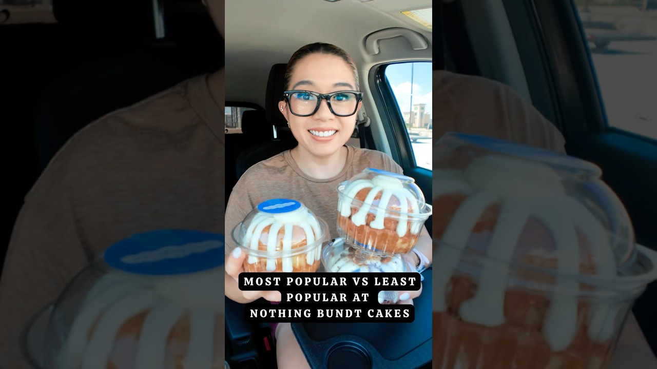 Most Popular vs Least Popular at Nothing Bundt Cakes? 