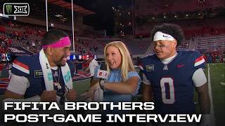 Fifita Brothers Post-Game Interview after Week 8 | 2026 Monster Energy Big 12 Football