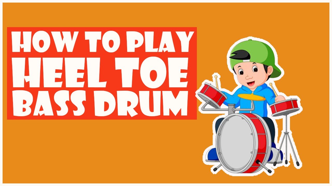 How to play heel toe bass drum. YouTube