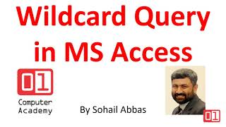 DBMS34 Wildcard Query in MS Access and SQL Server ANSI-89 & ANSI-92 Standards