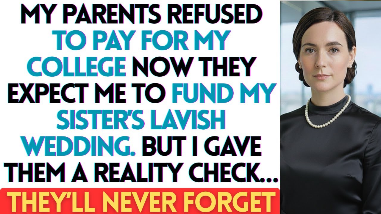 My Parents Refused To Pay For My College—Now They Expect Me To Fund My Sister's Lavish Wedding.....