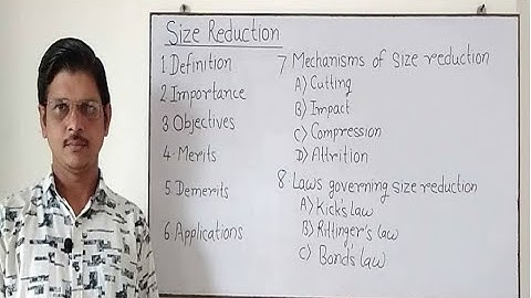 Size Reduction Mechanisms