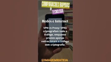 VPN vs Proxy #imagemnateia #shorts #comparacoestecnologicas