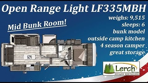 2020 Open Range LIght LF335MBH fifth wheel review walk through at Lerch RV