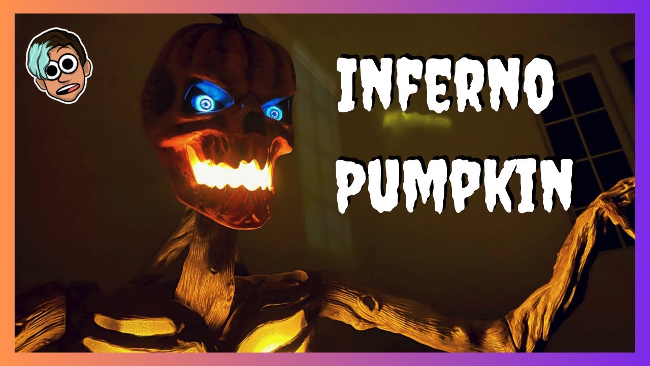 👻Home Depot - 12 ft Inferno Pumpkin Unboxing/Setup!🎃