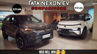 2023 Tata Nexon.EV Fearless MR VS Empowered Plus LR ~ Comparisons ~ Which Car Is Perfect For You🤔