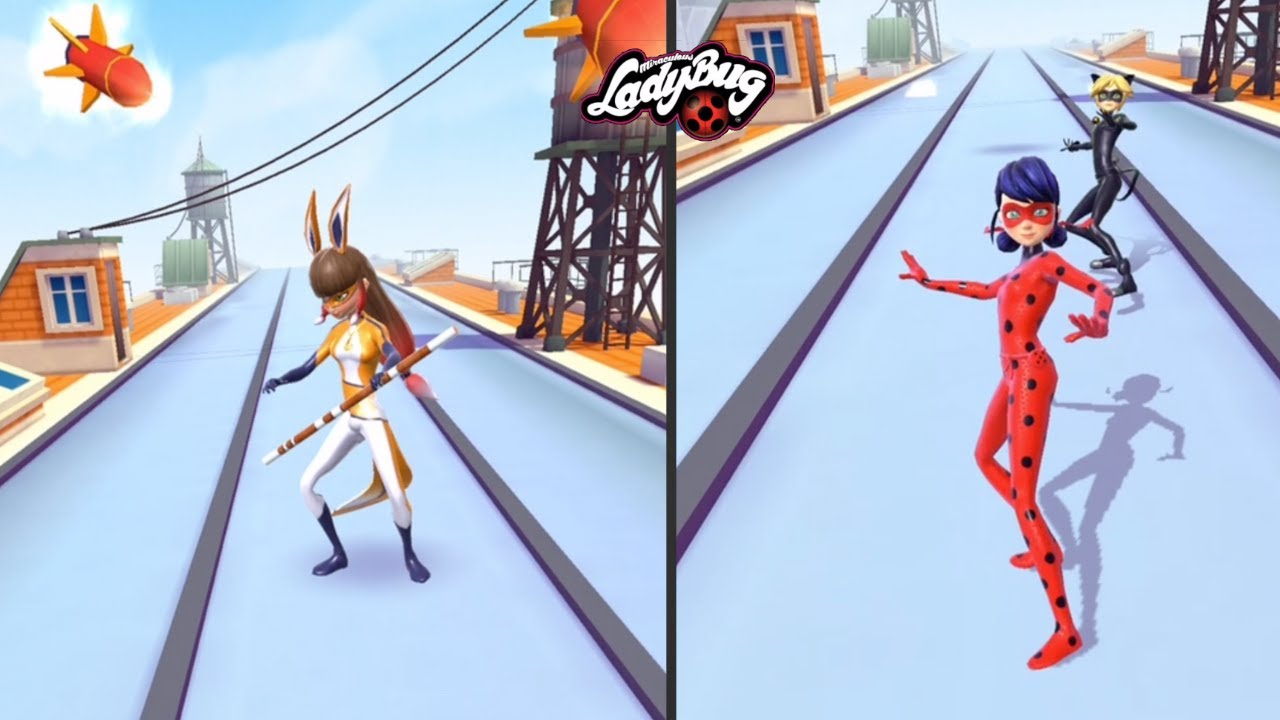 Miraculous Ladybug & Cat Noi‪r 🐞 Action Frenzy: Save Paris One Battle at a Time!