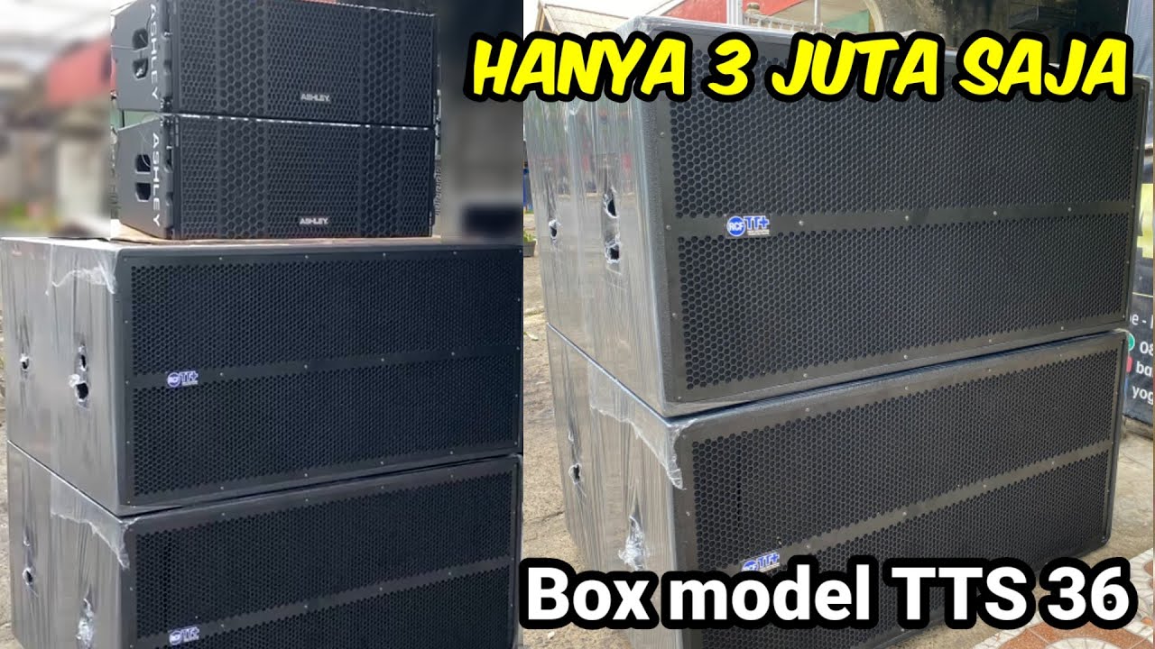 Subwoofer TTS 36 Menggunakan komponen ITALY ✅