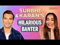 Surbhi jyoti  karan singh grovers fun banter  qubool hai  music  fan questions