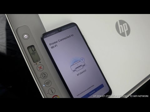 HP DESKJET 2720 SETUP  / CONNECT TO WIFI NETWORK