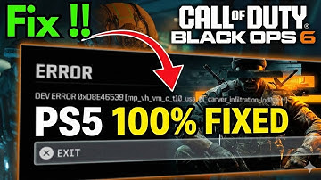 Fix Black Ops 6 Dev Error OXD8F46539 on PS5 FAST! 🔧 
