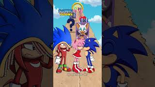 Sonic vs Knuckles New Kiss Run Epic Battle #sonic #sonicthehedgehog