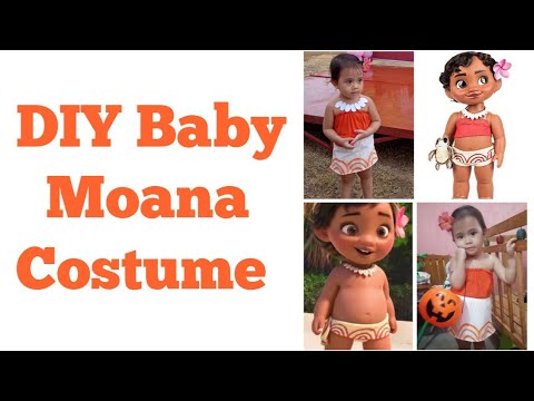 Diy Baby Moana Costume Eya As Lil Moana Youtube