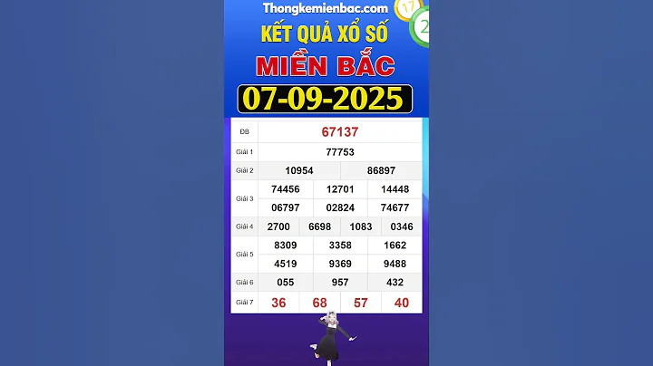 Kết quả xổ số miền Bắc hôm nay ngày 7/9/2025 - XSMB - XSHN- SXMB - Xổ số kiến thiết miền Bắc
